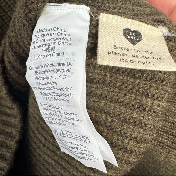 Madewell Henley Sweater Dress size medium - Picture 5 of 6